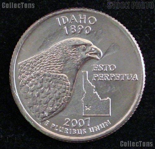 2007-P Idaho quarter lamination bubbling error showing clad layer separation