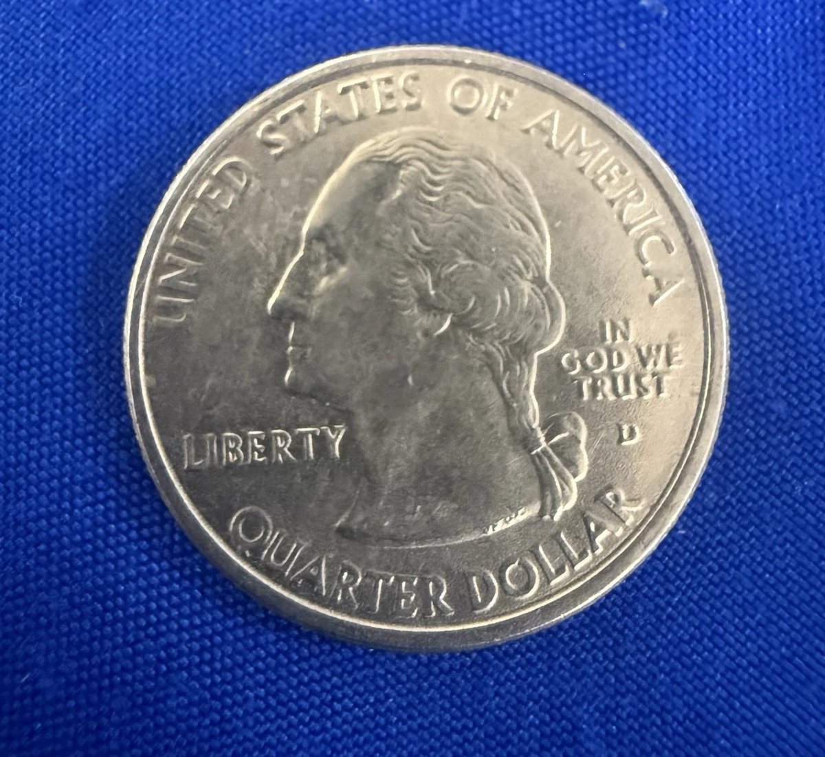 2007-P Washington quarter doubled die reverse or off-center strike error